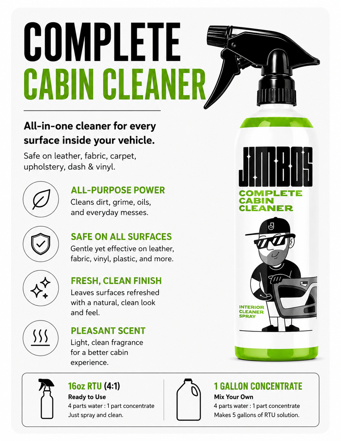COMPLETE CABIN CLEANER